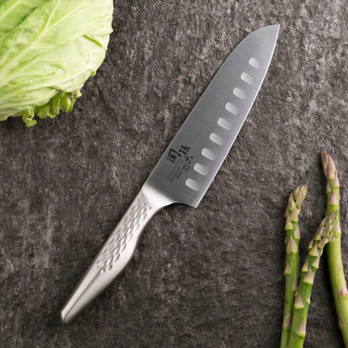 Dao bếp nhật cao cấp kai suzaku santoku - dao thái đa năng