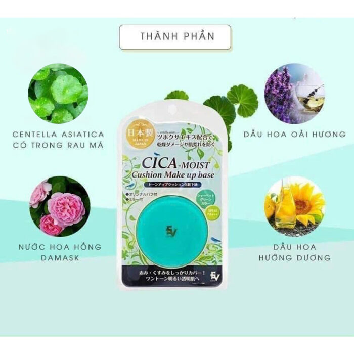Phấn nước Cica Moist Cushion Make up Base SPF30 PA++++