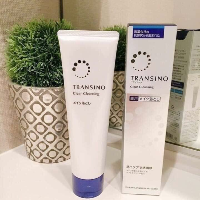 Kem tẩy trang làm trắng trị nám Transino Clear Cleansing 120g