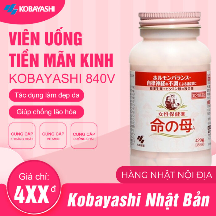 Viên Uống Tiền Mãn Kinh Kobayashi 420 Viên Của Nhật Bản