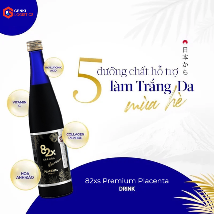Nước uống Placenta 82x Sakura Premium 450000mg