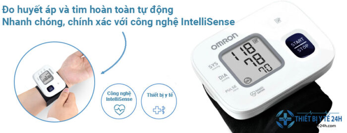 Máy Đo Huyết Áp Cổ Tay Omron HEM-6161 - Nhật Bản