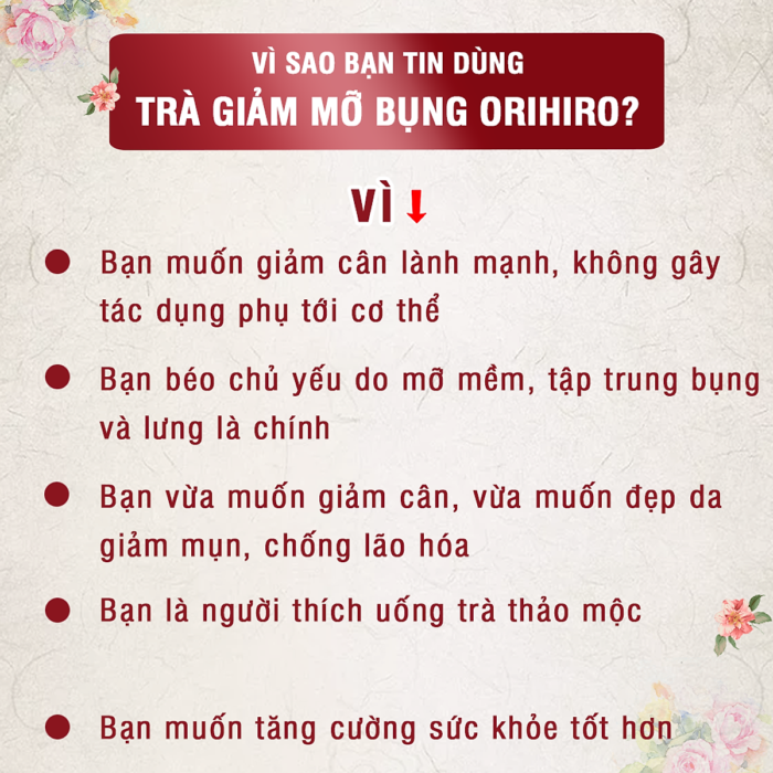 Thực phẩm chức năng Trà giảm mỡ bụng Genpi Tea Orihiro Nhật Bản - 60 gói x 3g