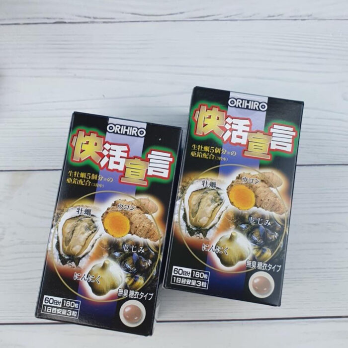 Viên uống tinh chất hàu tươi tăng cường sinh lý Orihiro 120 viên