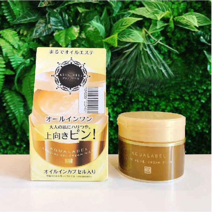 Kem Dưỡng Ẩm Shiseido Aqua Label Gel Vàng 90G