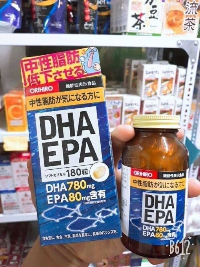 Thực phẩm chức năng Viên uống dầu cá Orihiro DHA 780mg EPA 80mg mới 2020