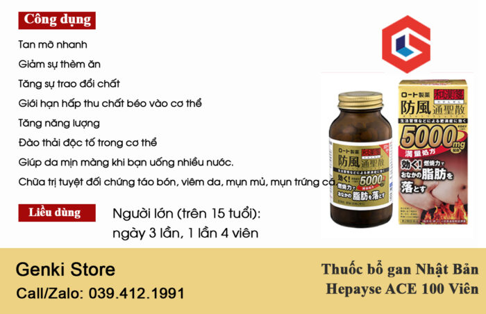 Viên Uống Giảm Cân Rohto 5000mg