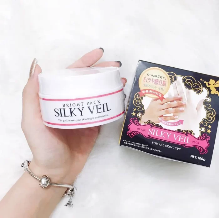 Kem trắng da Silky Veil Bright Pack Nhật Bản (100gr)