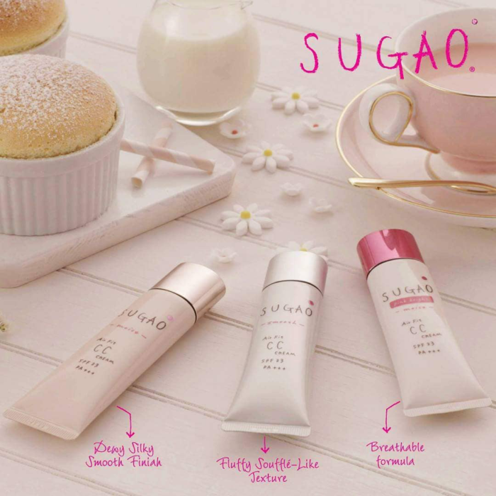 Kem Nền Trang Điểm Sugao Air Fit CC Cream SPF 23 PA+++ Của Nhật