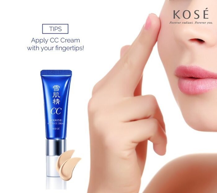 Kem Trang Điểm CC Kose Sekkisei White Cream SPF50+/PA++++