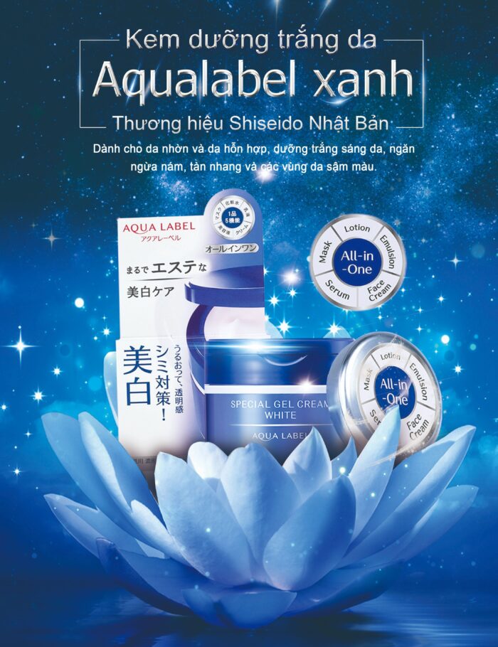 Kem dưỡng Aqualabel xanh 50g