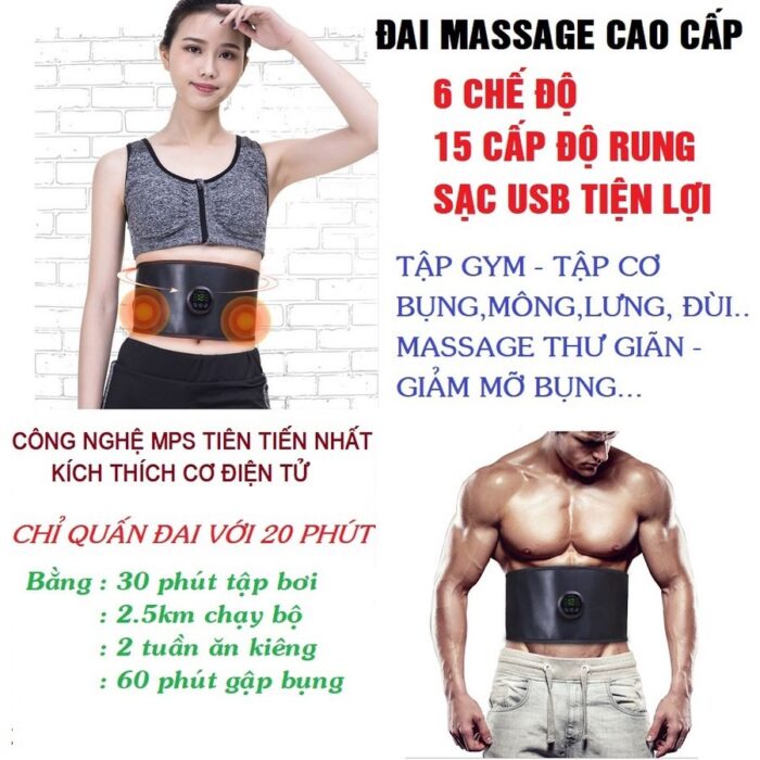 Đai hỗ trợ giảm mỡ bụng X100 giành cho cả nam và nữ giúp thân hình thon gọn