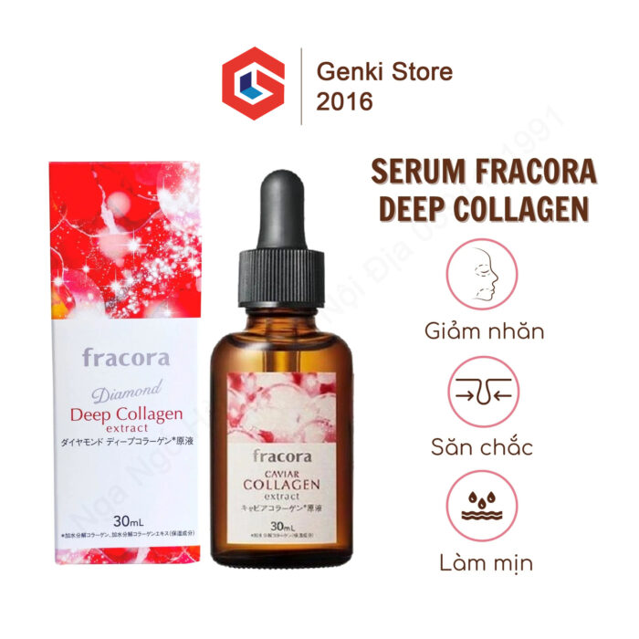 Serum dưỡng da chống lão hóa Fracora Caviar Collagen Extract 30ml