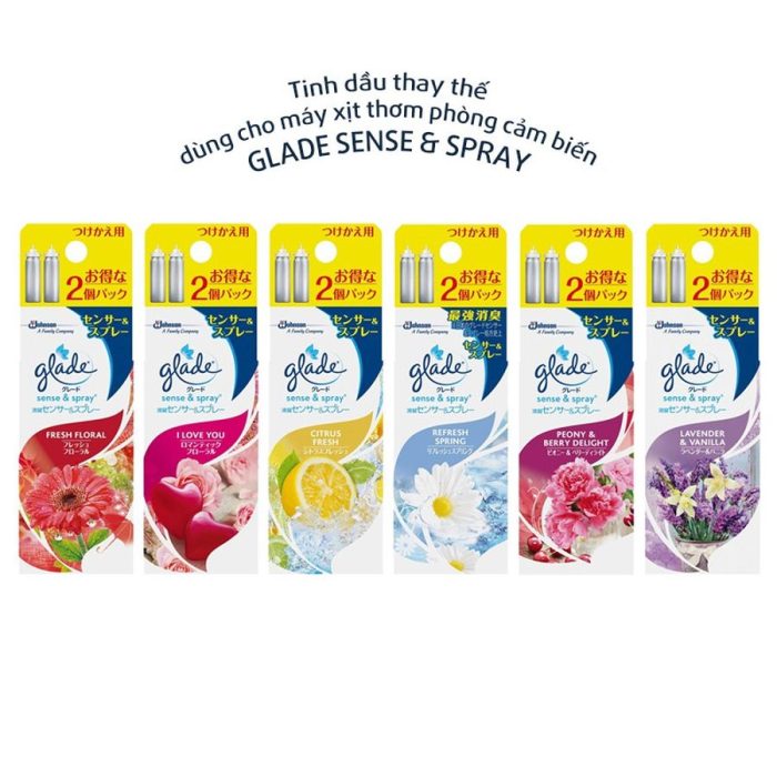 Máy Xịt & Tinh Dầu Glade Johnson Thơm Phòng