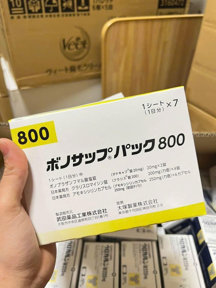 Thuốc trị HP mẫu mới 800mg