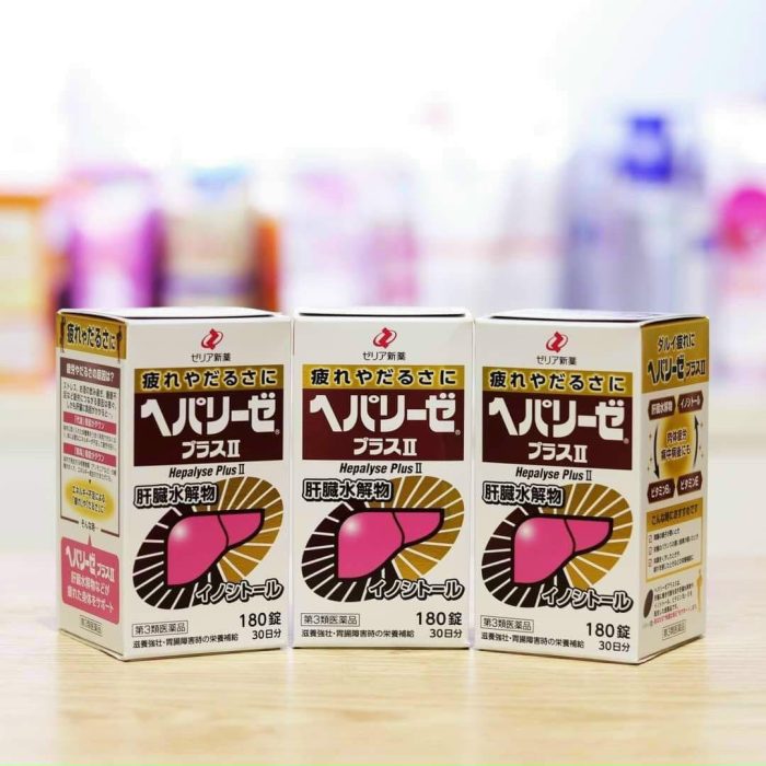 Thực phẩm bổ gan Hepalyse Plus II (180 viên)