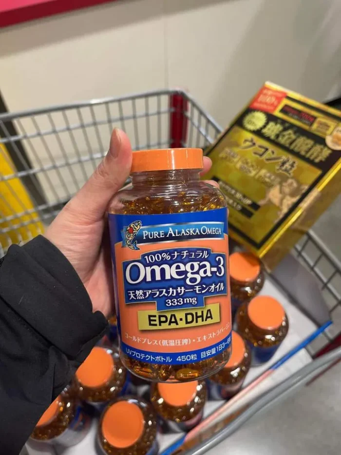 Dầu cá hồi Omega-3 Pure Alaska 450 viên
