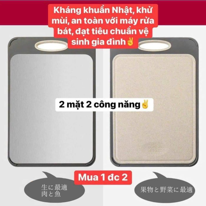 CLOVER- Thớt kháng khuẩn 2 mặt đa năng
