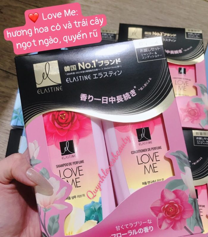 Dầu Gội Elastine Hương Nước Hoa 600ml Shampoo De Perfume