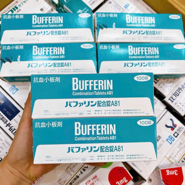 Viên uống ngăn đột quỵ Nhật Bản Bufferin A81 – 100 Viên