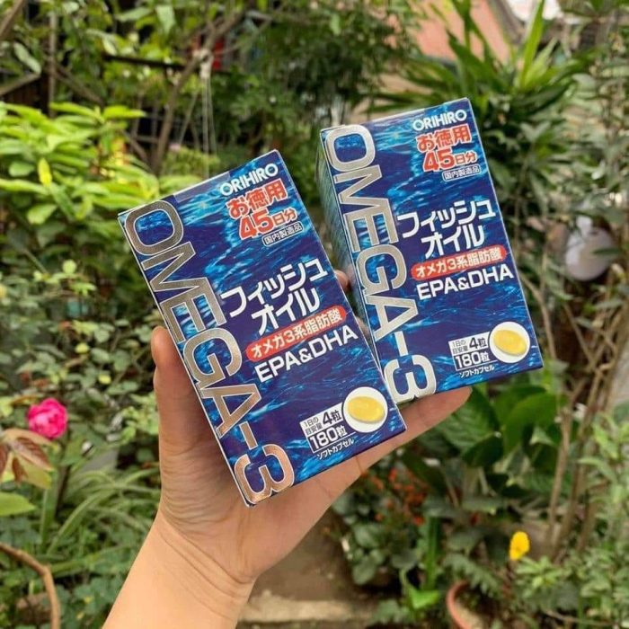 Viên Uống Dầu Cá Omega 3 Orihiro