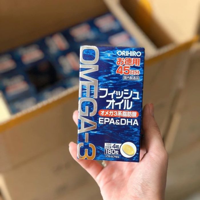 Viên Uống Dầu Cá Omega 3 Orihiro