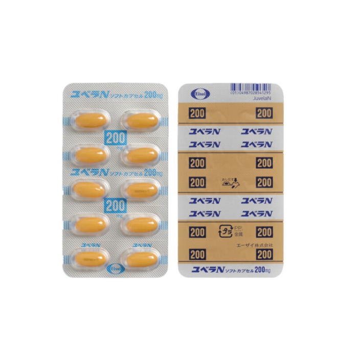 Viên uống hỗ trợ bổ sung vitamin E Eisai Yuvela N 200mg Nhật Bản