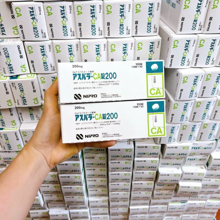 Viên canxi Aspartate cao cấp của Nhật Bản