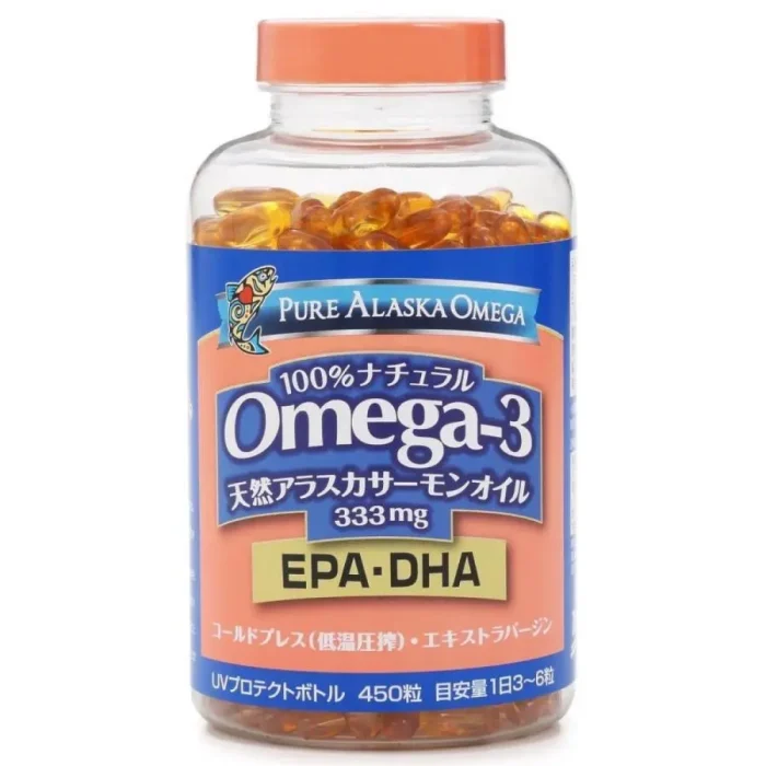Dầu cá hồi Omega-3 Pure Alaska 450 viên