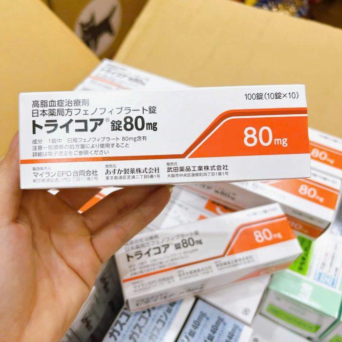 Viên Uống Giảm Mỡ Máu Tricore 80mg (100 viên)
