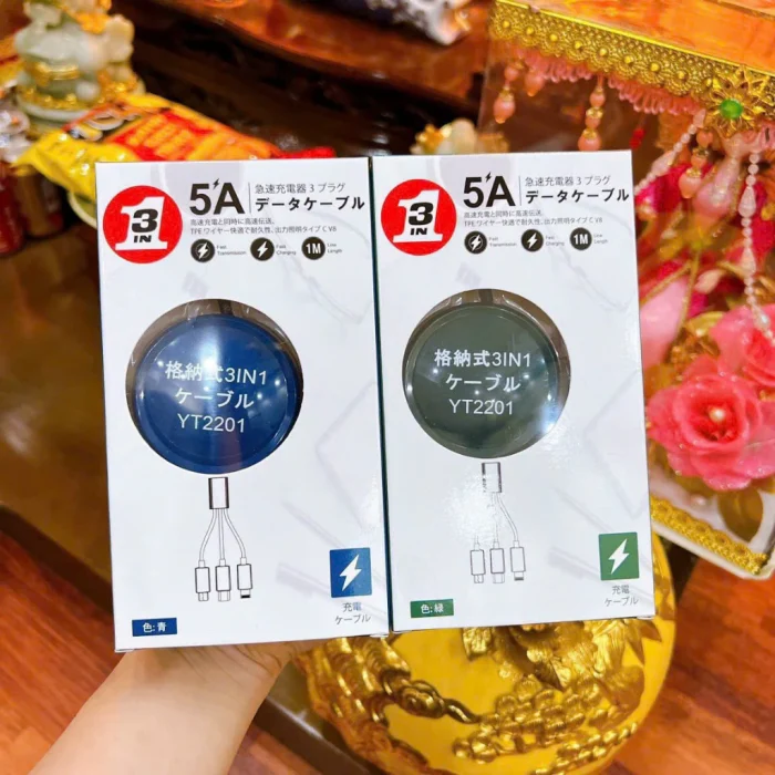 Cáp Sạc Nhanh 3 IN 1
