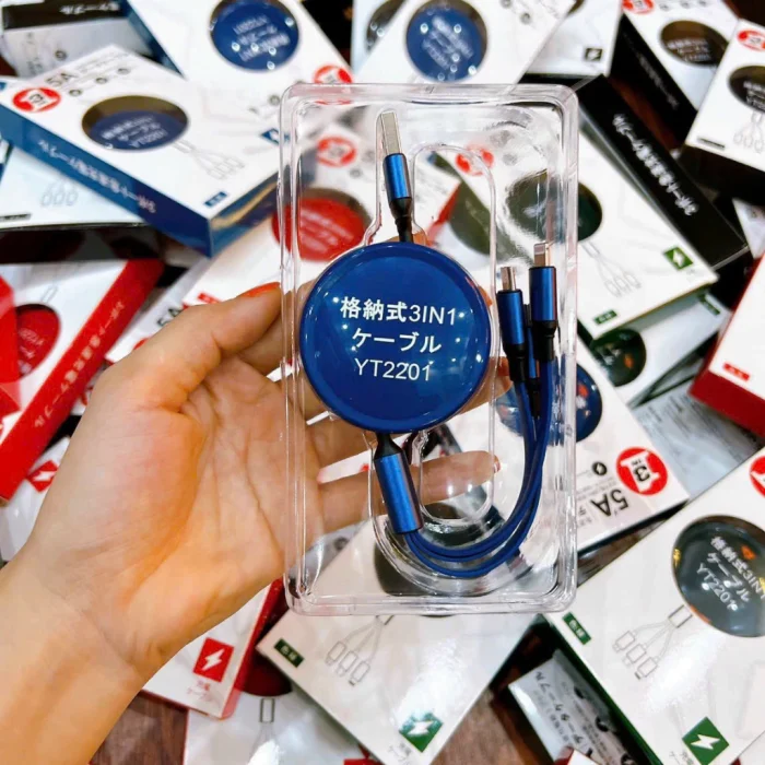Cáp Sạc Nhanh 3 IN 1