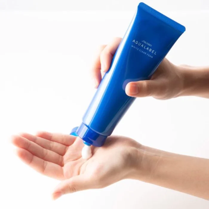 SHISEIDO- Sữa rửa mặt trắng da Aqua Label 130g