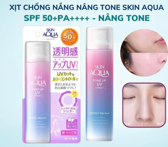 Xịt chống nắng Skin Aqua SPF 50+ 70g