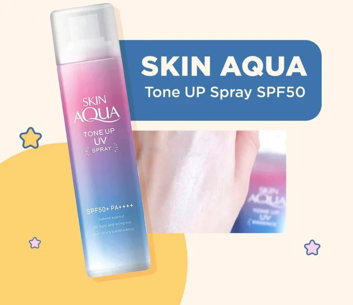 Xịt chống nắng Skin Aqua SPF 50+ 70g